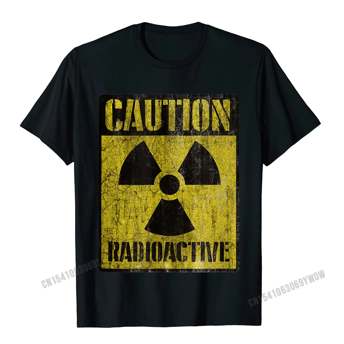 

Grunge Caution Radioactive T Shirt - T-Shirt Camisas Men New Design Boy Top T-Shirts Printed Tops Tees Cotton Group