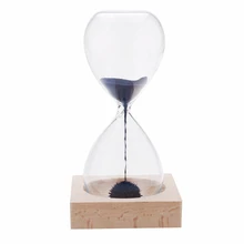 New-1pcs Магнит Песочные часы Awaglass ручной выдувной песок таймер настольные украшения магнитные Песочные часы