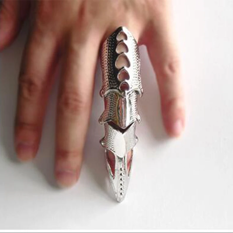 

Gothic Rings For Men Anime Danganronpa Finger Ring Bone Rings Cosplay Accessories