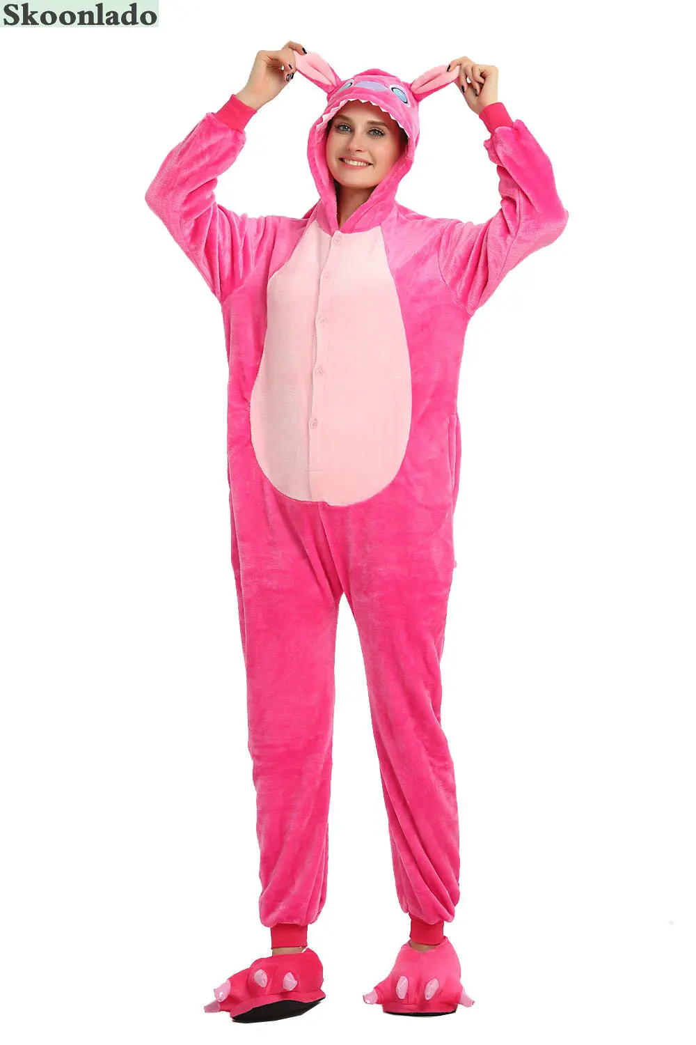 Women Winter Novelty Special Pajamas Thick sleeping Suits Cosplay One-Piece Cartoon Jumpsuits Lady Playsuit Female High Quality