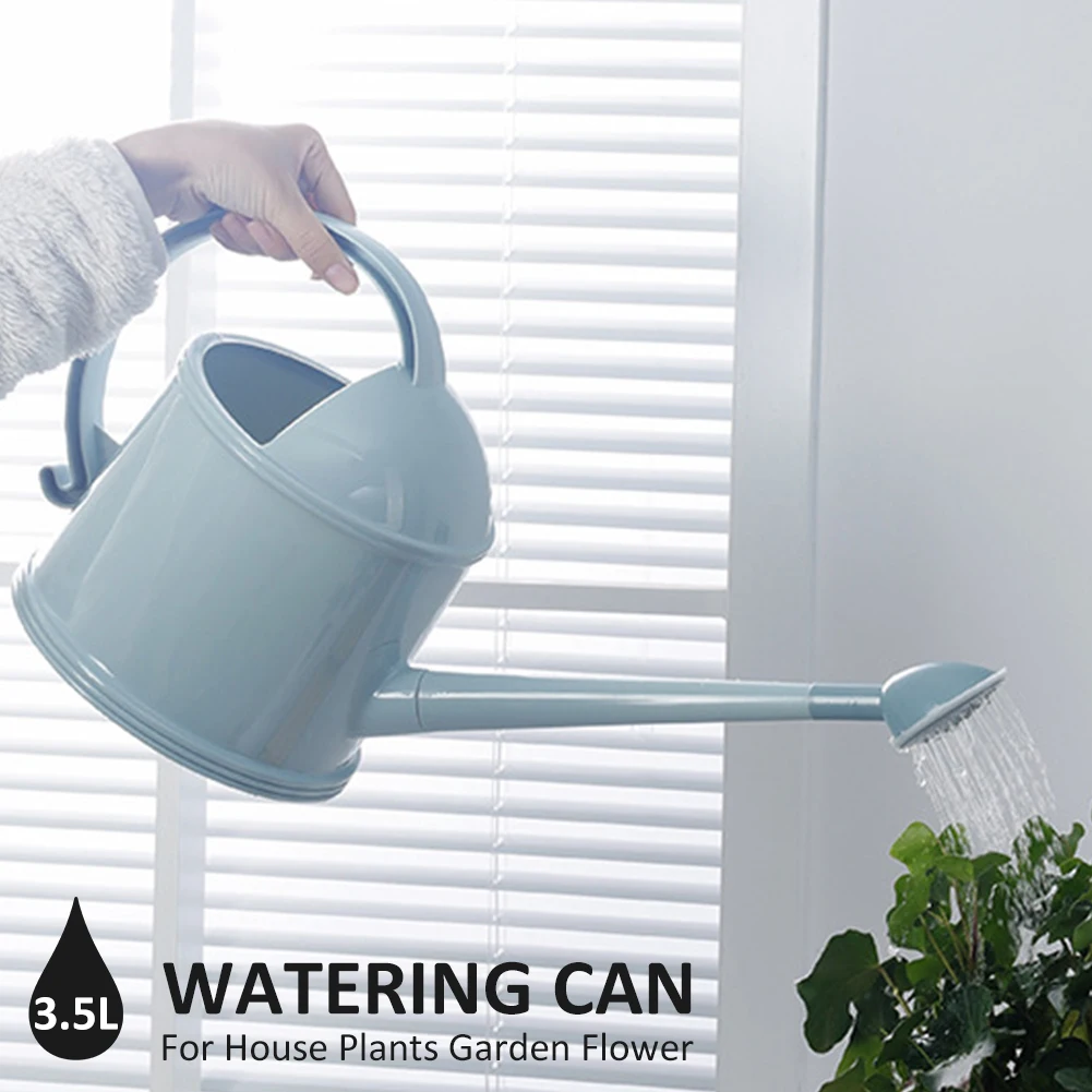 

1pc Home Watering Can Plastic Watering Can with Long Mouth for Ourdoor and Indoor Plants