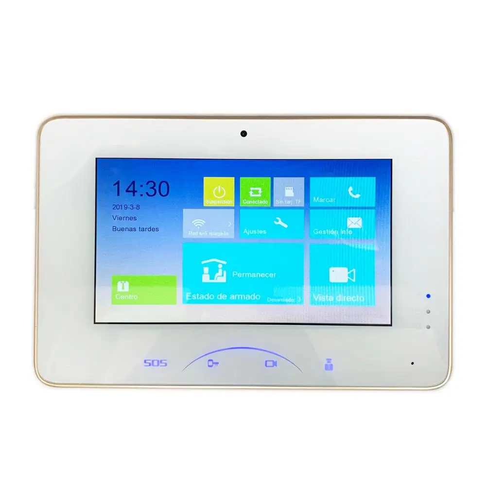 HIK многоязычный внутренний монитор DS-KH8301-WT телефонное приложение Hik-подключение