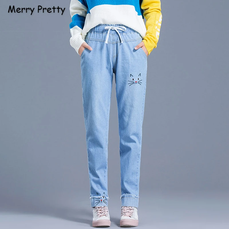 MerryPretty, женские топы, модные, Harajuku, короткий рукав, хлопок, футболка, для девушек, круглый вырез, с буквенным принтом, танцевальный Топ, футболка