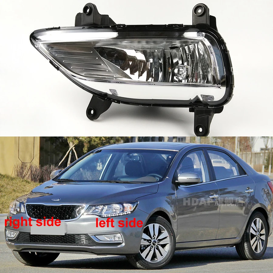 

Для Kia Форте 2014 2015 2016 противотуманная фара дальнего света авто передний бампер решетка сигнальная лампа Противотуманные фары в сборе