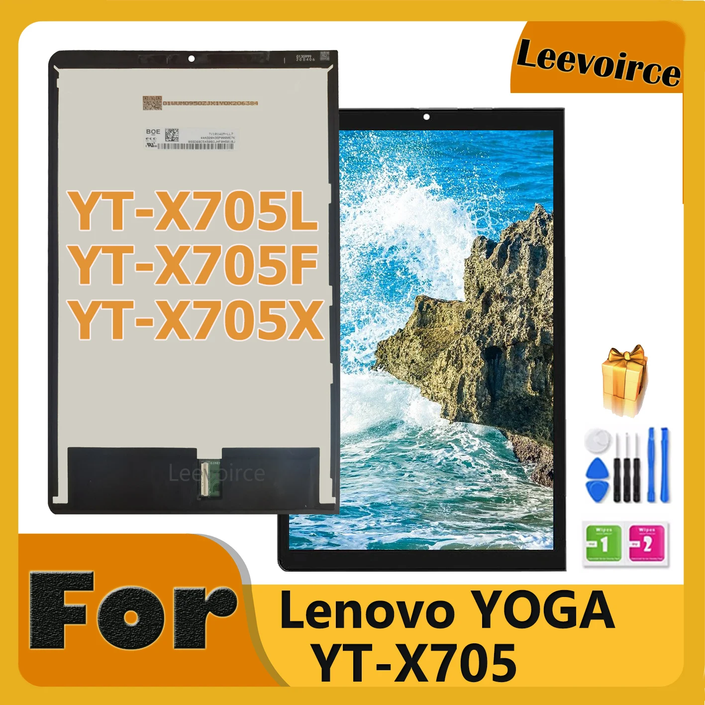 10 1 &quotдля Lenovo YOGA TAB 5 Smart Tab YT-X705 YT-X705L YT-X705X ЖК-экран с сенсорным экраном дигитайзер