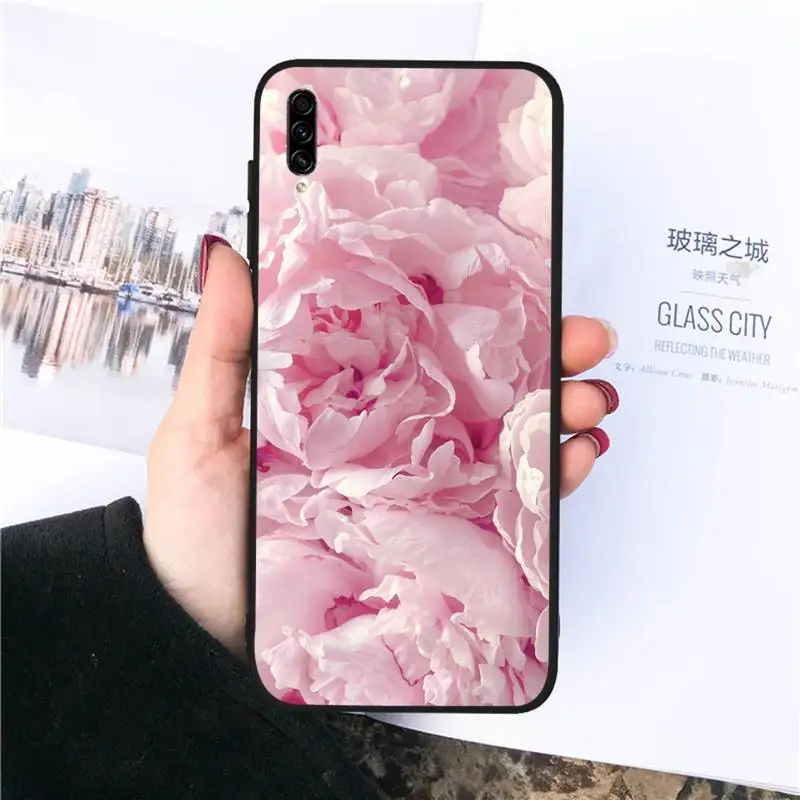

Colorful Flower Rose Peony Phone Case For Samsung galaxy S 21 20 10 8 A 50 21s 51 71 70 40 20 20e note 10 plus Ultra 5g fe