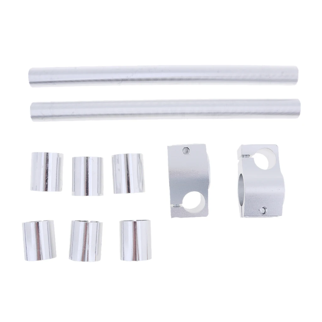 

Motorcycle Aluminum Handlebar Adjustable CNC Clip On Fork Tube 25/29/30mm