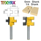 Набор фрез для резьбы по дереву, 2 шт., 6 мм, хвостовик 14 дюйма