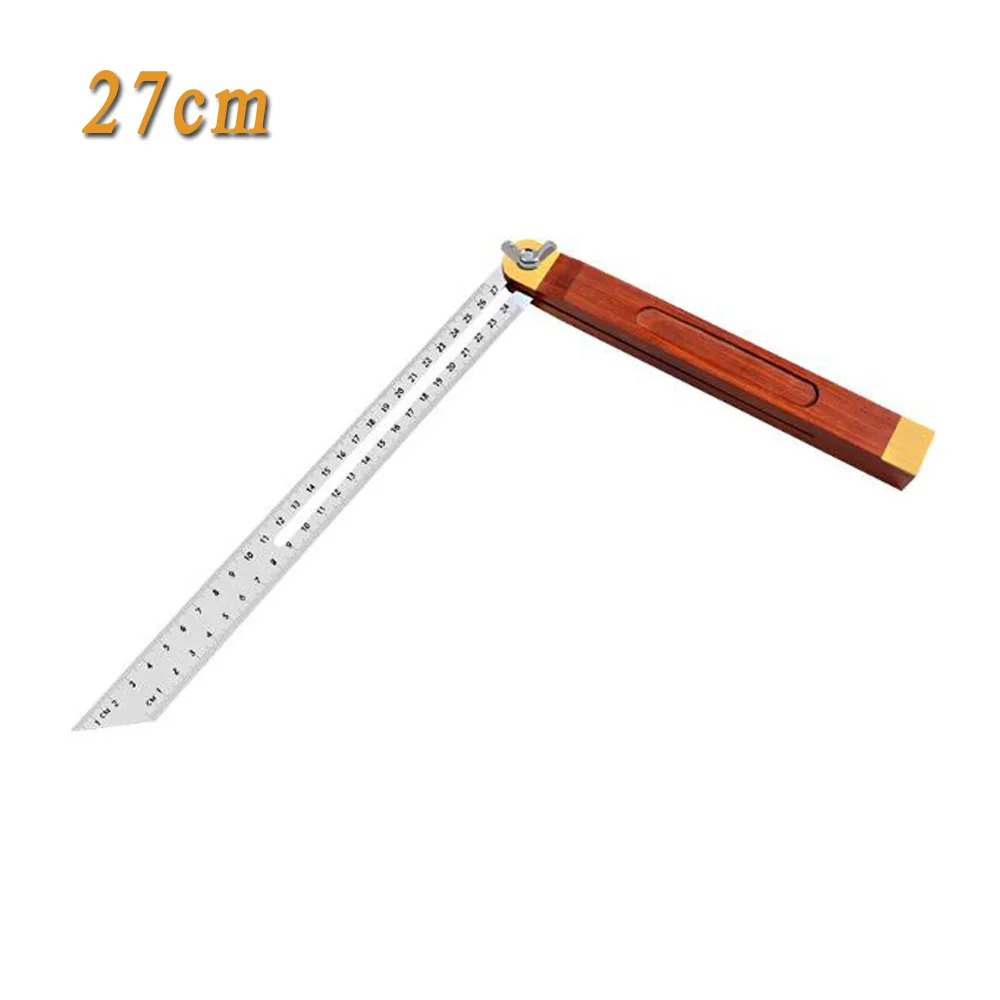 

Adjustable Angle ruler Stainless steel Scale Measuring Template Square
