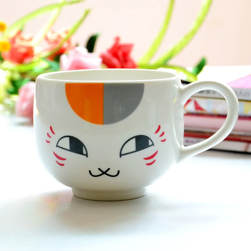 Фото Новая японская мультяшная чашка для воды Natsume Yuujinchou милая большая завтрака