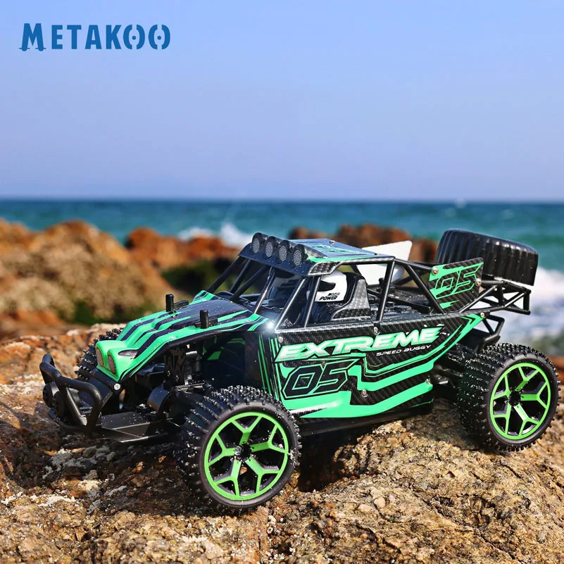 RC автомобиль 1:18 скоростные гоночные автомобили 6V 4WD 2 4G гонки BigFoot Багги дети