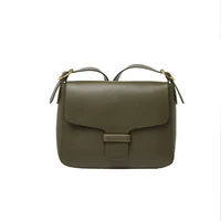 genuine leather handbags niche design shoulder messenger tofu bag in fashionable large capacity underarm bag fashionable purses