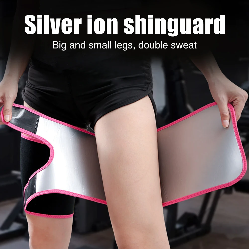 

1pair Legs Shaper Running Weight Loss Stretchy Fat Burning Sports Sweat Soft Lifter Neoprene Thigh Trimmer Support Slimmer Wrap