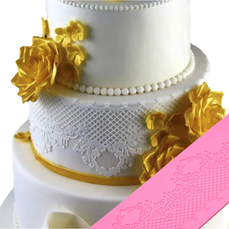 New Crown Lace Mat Fondant Cake Silicone Mold Decorating Tool Birthday Wedding Decoration DIY Chocolate Biscuit Baking | Дом и сад