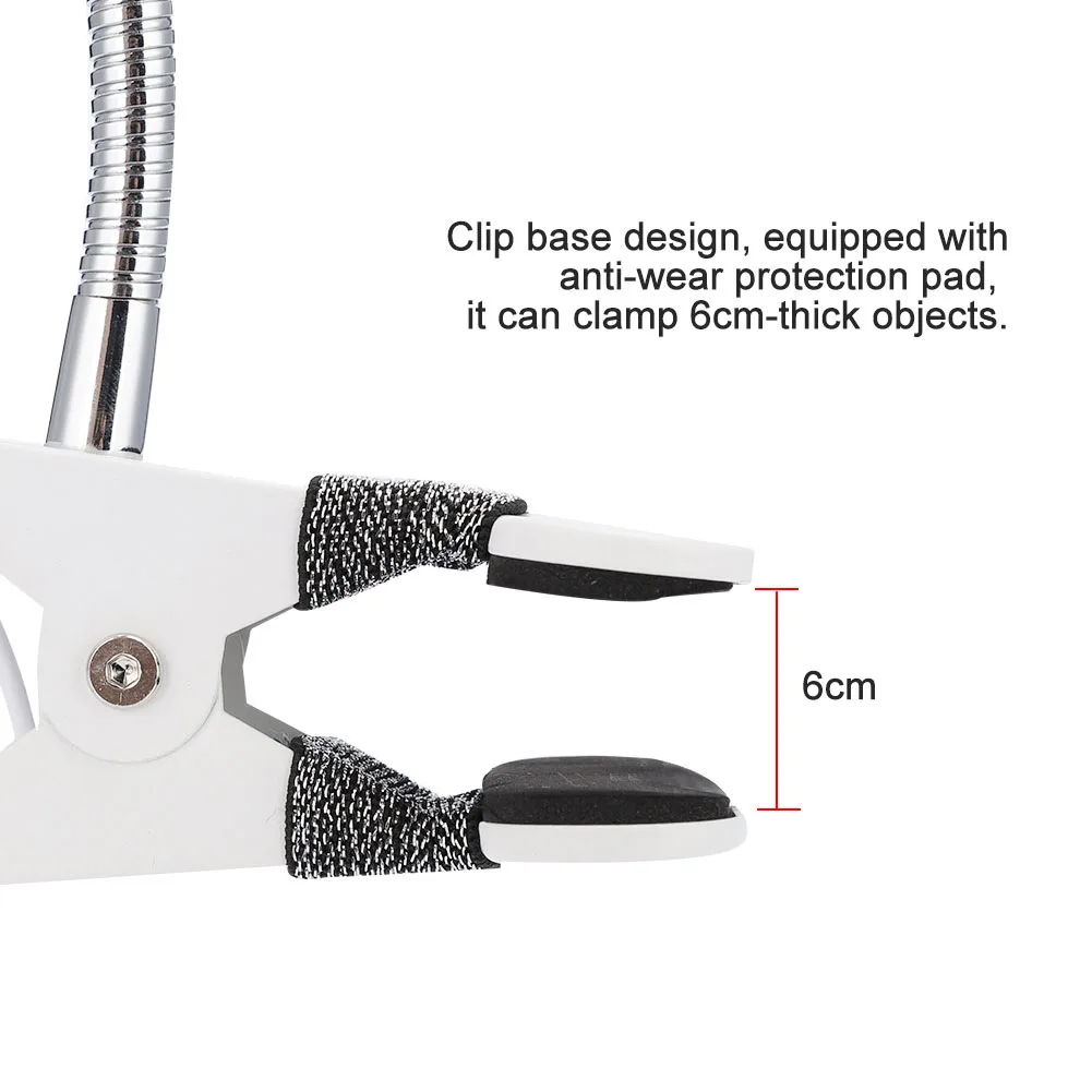 Гибкая Металлическая тату лампа с USB интерфейсом Настольная