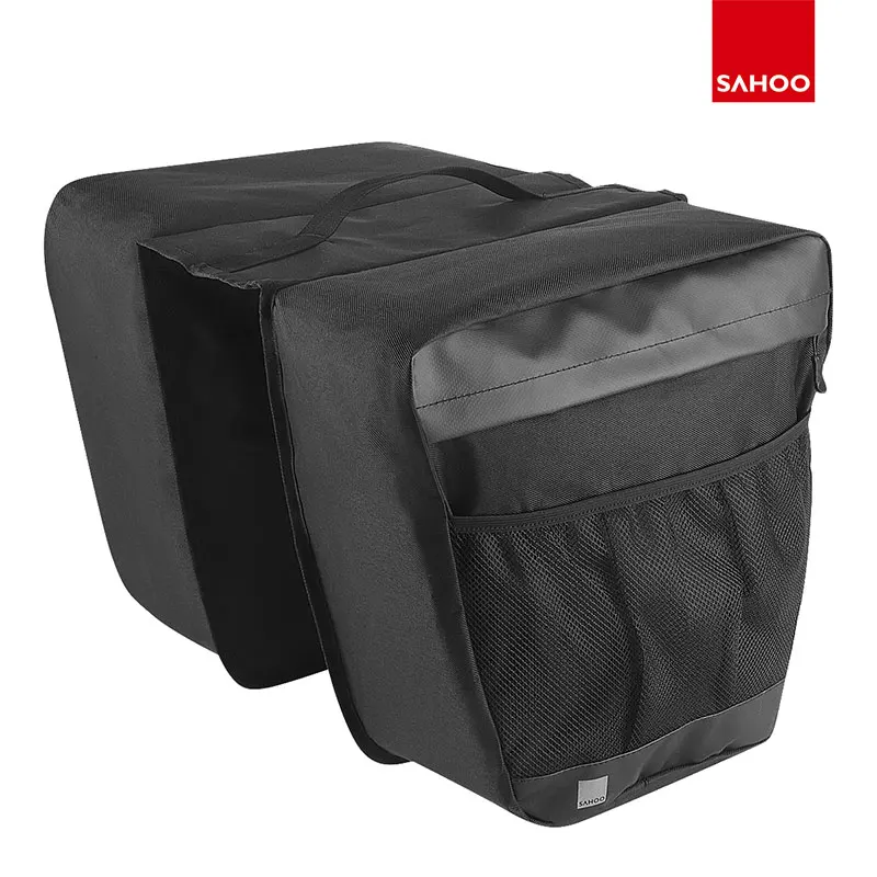 Сумка для багажника Sahoo 142004 2 в 1 велосипедная багажник Pannier 28L задняя стойка форме