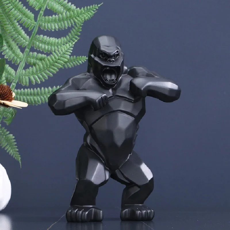Новинка 2021 года украшение для гостиной обезьянки King Kong скульптура гориллы