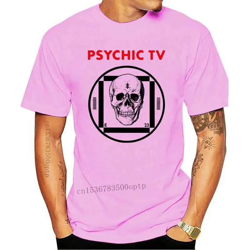 

New Funny Print Men T shirt Women cool tshirt Psychic Tv Force The Hand Of Chance Post Punk Retro T Shirt 185