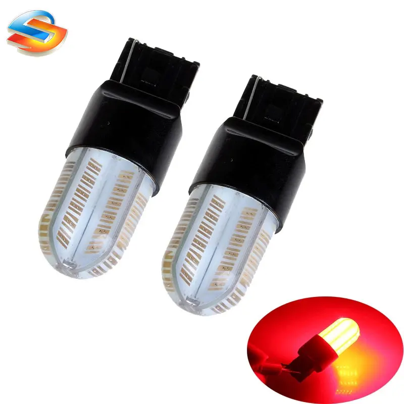 2 шт. суперъяркие светодиодсветодиодный лампы с COB-чипом 48SMD T20 7440 360 градусов 8 cob