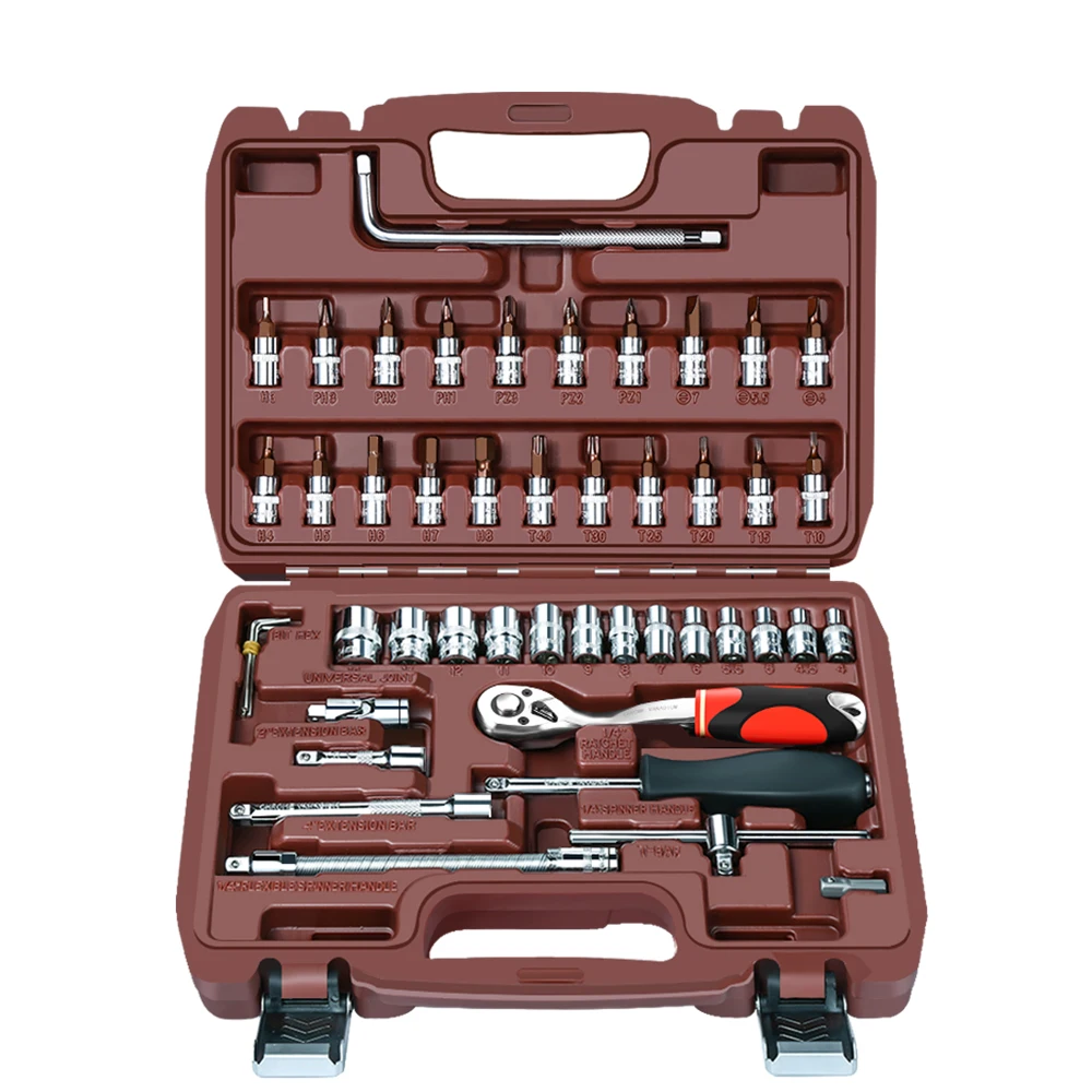 

Набор торцевых гаечных ключей, инструмент с храповым механизмом для ремонта автомобиля