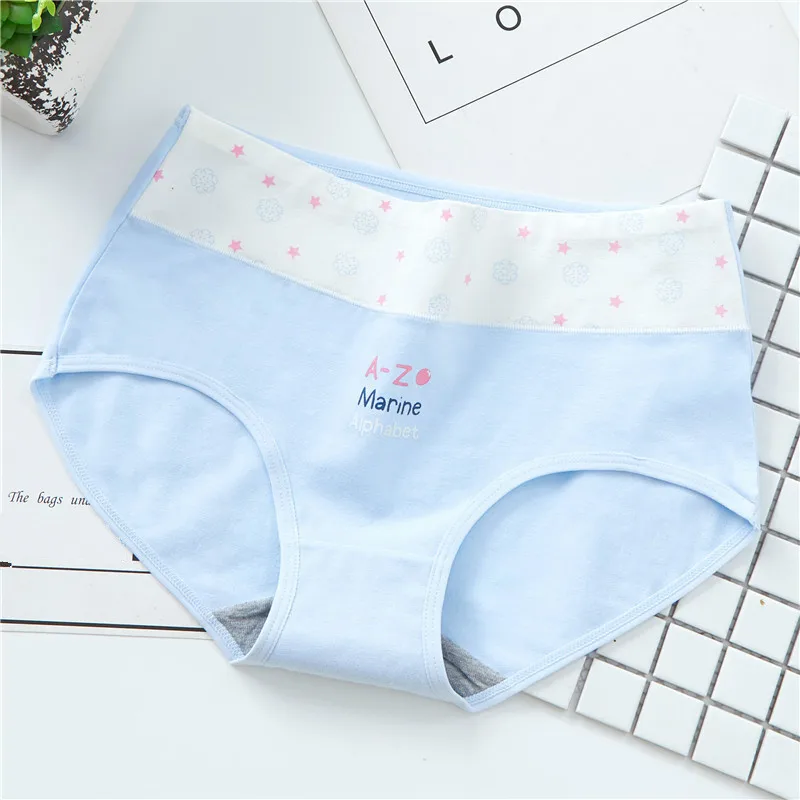 4Pcs/Set Women Panties Sexy Cotton Underwear Set Comfort Female Briefs Fashion Ladies Panty High Waist Underpants Lingerie | Женская