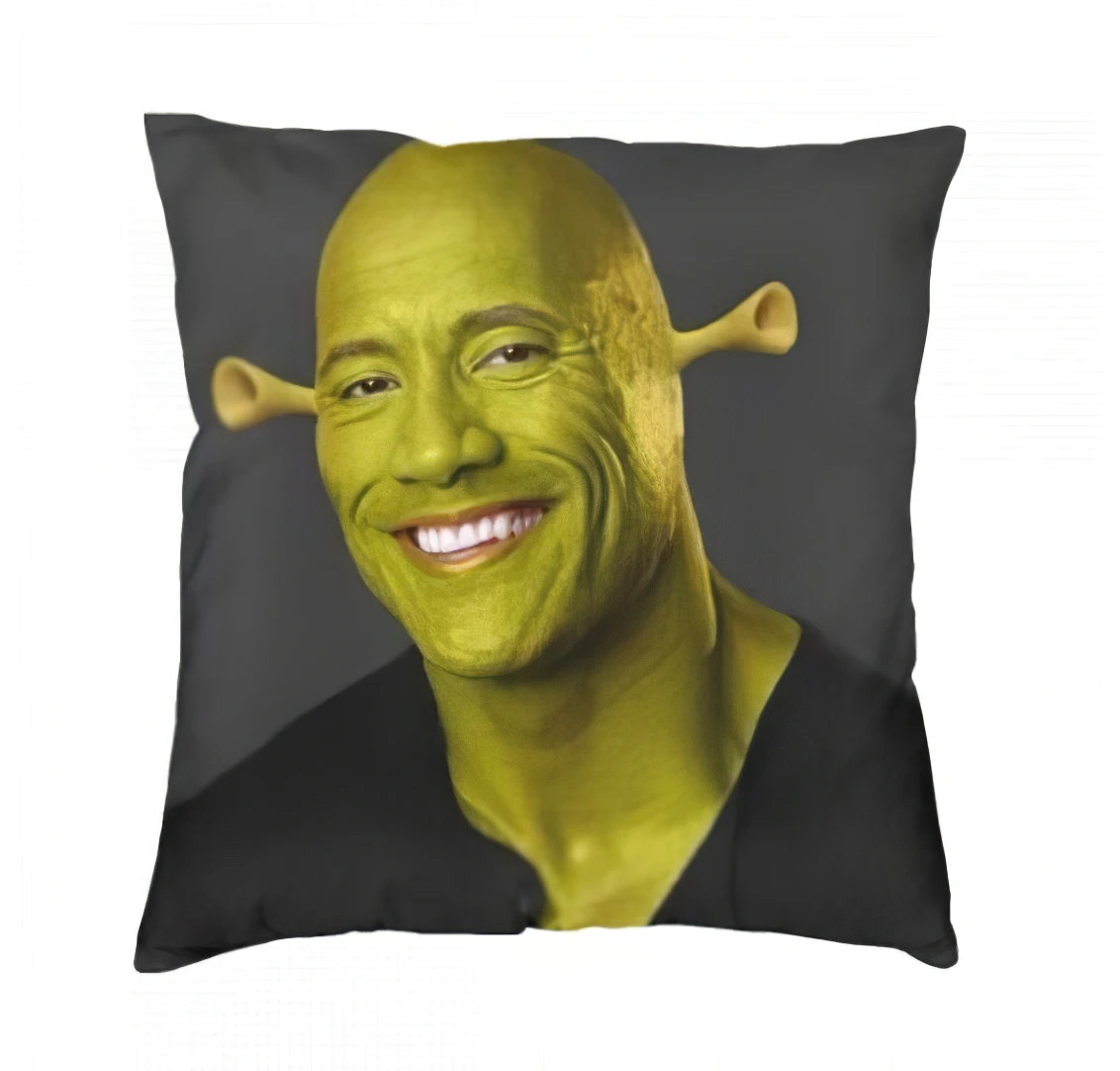 Dwayne 'The Shrok Johnson Polyester Decor Pillow Case Home Cushion Cover 45*45cm | Дом и сад