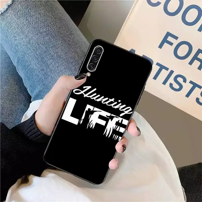 

Hunting animal and fishing man Phone Case For Samsung galaxy S 9 10 20 A 10 21 30 31 40 50 51 71 s note 20 j 4 2018 plus