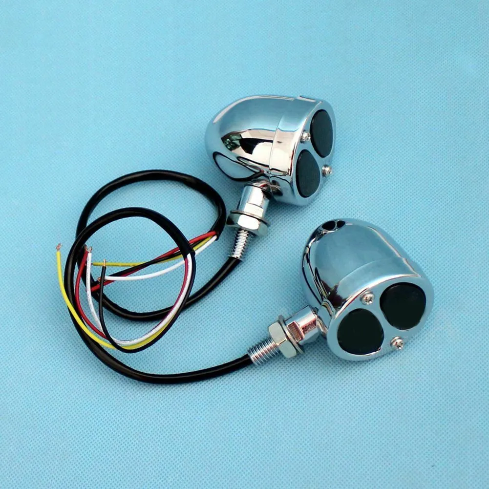 

Red Lens Turn Signal Light Red/Amber Replacement Tail Light 12V Accessories