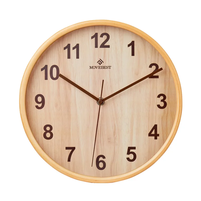 

Mute Wall Clock Wooden Frame Home Wall Clock Creative Modern Fashion Simple Clock Wall Clock