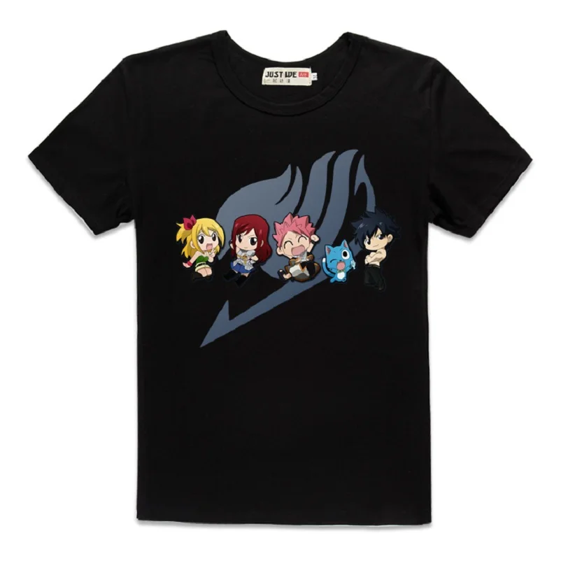 

High-Q Unisex Anime Cos Fairy Tail Logo Cotton Casual T-Shirt Tee T Shirt Top