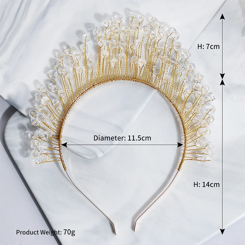 Свадебные тиары и короны Miallo ручной работы модные ювелирные украшения для
