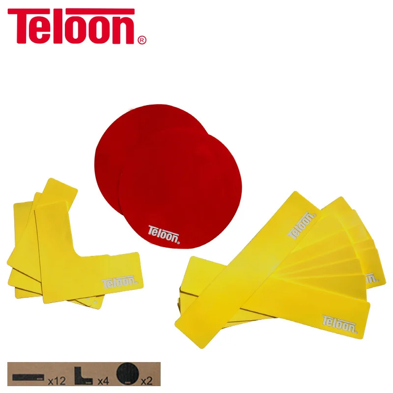 

18 PCS Teloon Colorful Tennis Markers Windproof Rain Protection tenis Badminton Basketball Volleyball Accessory Durable K044SPA