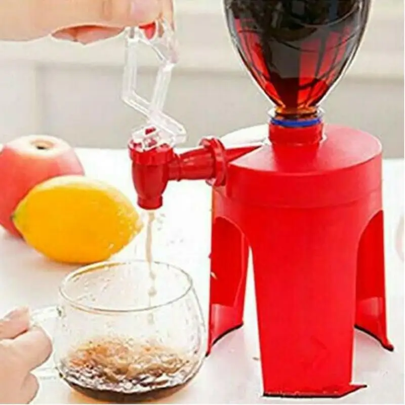 

New Hand Pressure Type Coke Bottle Inverted Drinker Carbonated Beverage Inverted Device Household Beverage Dispenser Waterer