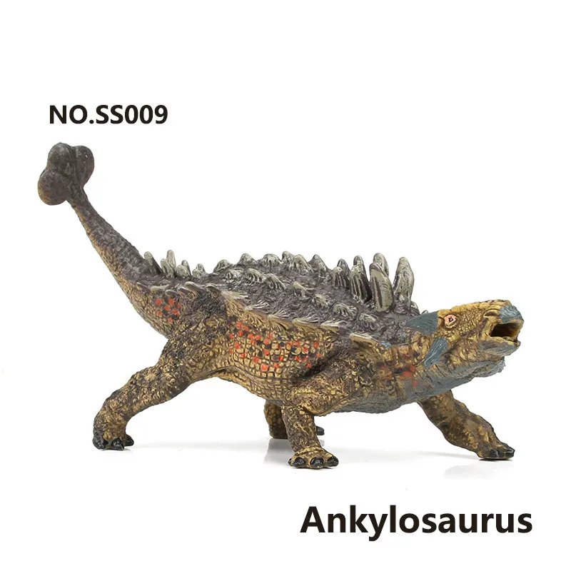 Пластиковая имитация диких животных модель Ankylosaurus коллекция Юрского периода