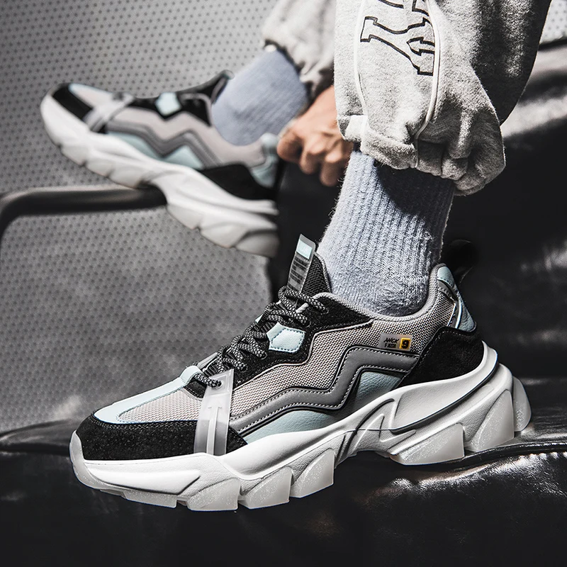 

Casual Shoes Men Colorful Fashion Man Sneakers Mesh Male Mixed Colors Outdoor Footwears Autumn Platform Leisure Shoes Youth Tide