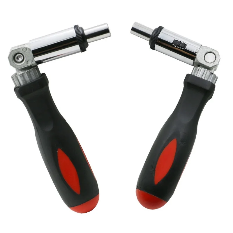 Трещотка отвертка 180 градусов Т образная Складная набор 1/4 шестигранный