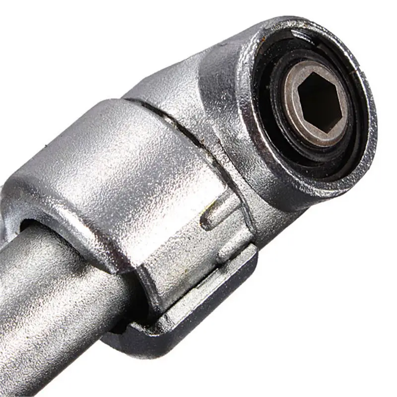 

Right Angle Drill Adapter Attachment Impact Driver Extension Hex Bit Bend 1/4