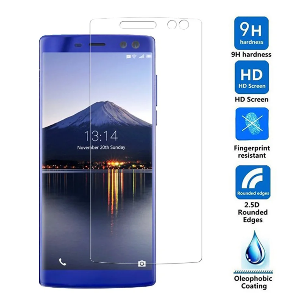 

9H 2.5D Tempered Glass For Doogee V VE MIX Shoot 2 N10 Screen Protector For Doogee BL5000 BL7000 BL9000 BL12000 Protective Film