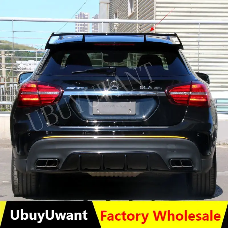 

Rear Trunk Spoiler For Mercedes-Benz GLA Class X156 GLA45 AMG GLA200 GLA220 GLA250 GLA260 2014-2018 Car Tail Wing Decoration
