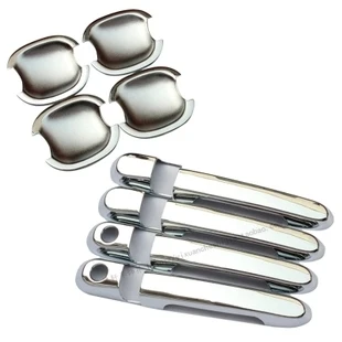 Новинка хромированная крышка ручки боковой двери автомобиля + отделка чашки для