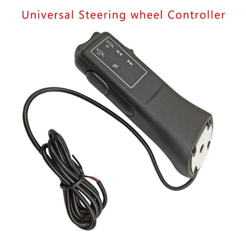 

Stalk Remote Control Steering Wheel Universal Button DVD Navigation Nylon plastic Radio