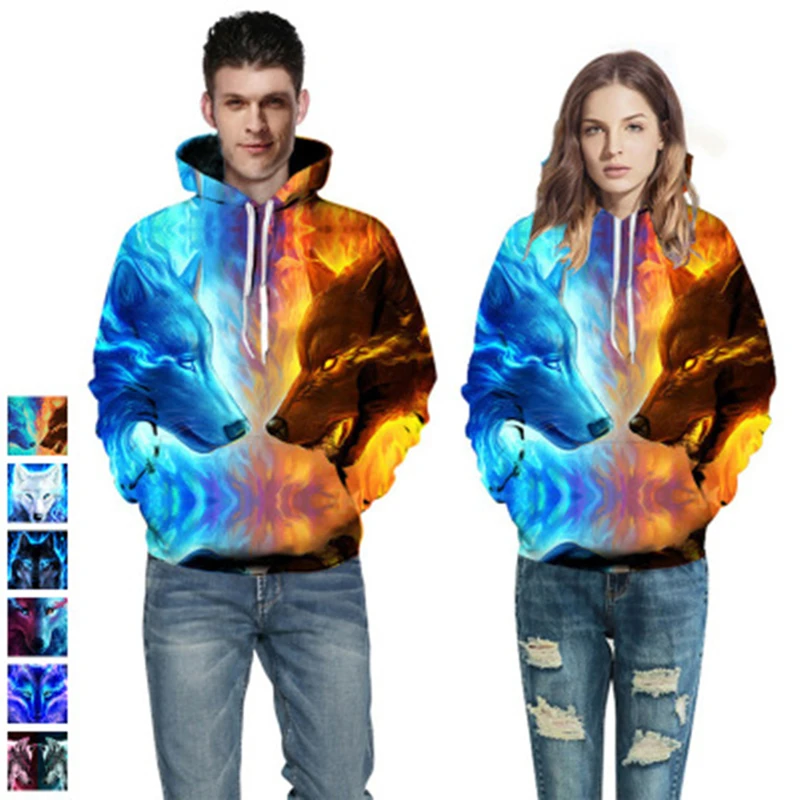 Толстовки с капюшоном от JoJoesArt для мужчин и женщин Модный пуловер 3D рисунком Льда