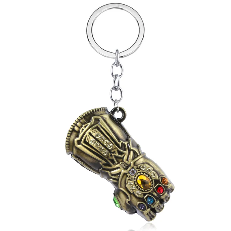 BurlyWood 20 шт./партия, брелок с изображением Мстителей Thanos Infinite power Gauntlet, Железный человек, ювелирные подвески в виде перчаток, цепочка для ключей для женщин и мужчин, ювелирные изделия для косплея - Цвет: BurlyWood