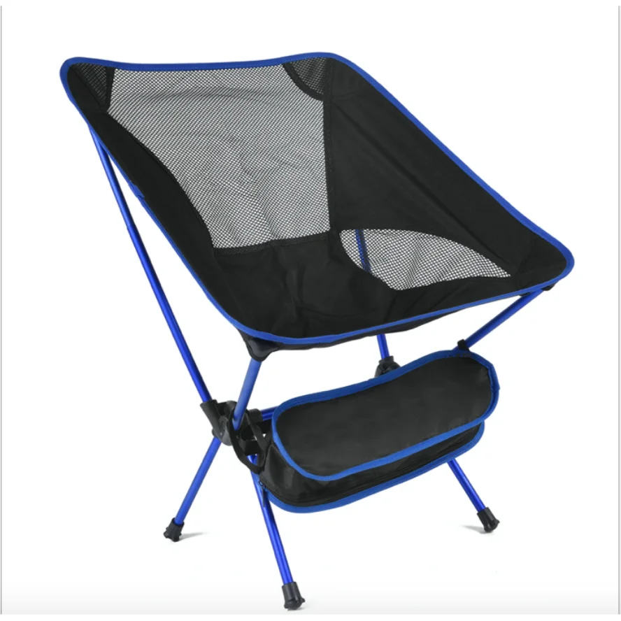 

Outdoor folding beach chair portable light moon space chair aviation aluminum tube lazy fishing chair