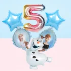 Гелиевые шары из фольги с цифрами Холодное сердце, 32 дюйма, 1 комплект