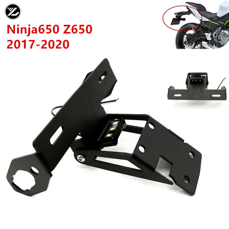 Для Kawasaki Z650 Z 650 Ninja 2017 2018 держатель номерного знака мотоцикла Кронштейн Рамка