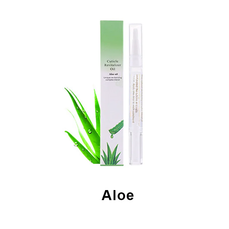 1 PC 5ML Nail Cuticle Oil Revitalizer Nutrition Nail Art Tools For Manicure Care Nail Treatment Cuticle Revitalizer Oil Prevent - Цвет: Aloe