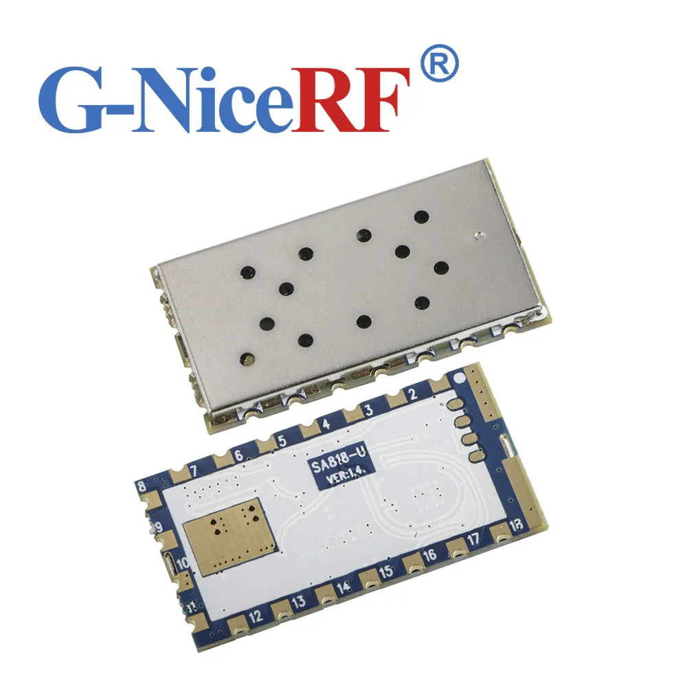 4 шт./лот модуль рации SA818 1 Вт RDA1846S 134 174 МГц УКВ ДМВ 3 5 км км|uhf transceiver module|uhf transceivermodule