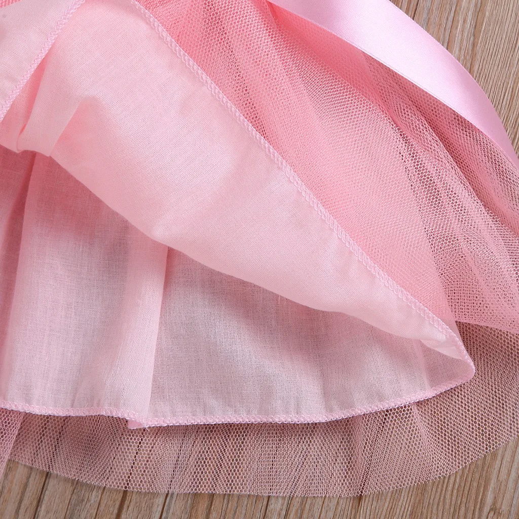 

6-24M Toddler Baby Dress Letter Ribbons Bow TUTU Skirt Hairband Princess Newborn baby girl clothes Summer Sister Outfits Set