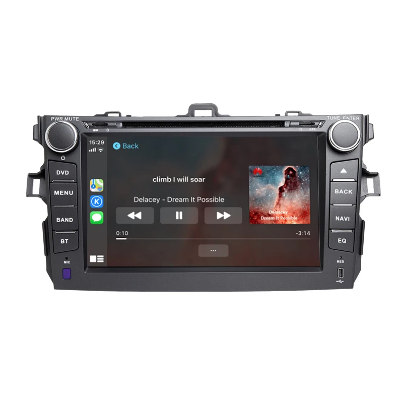 Автомагнитола на Android 9 0 автомобильный DVD плеер с CarPlay для Toyota Corolla 2007 2008 2009 2010 2011